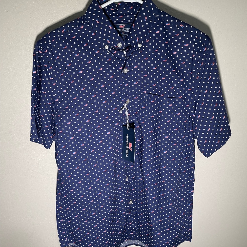 VINEYARD VINES slim fit collared shirt